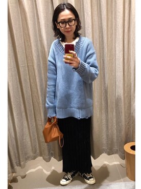 maccoさん（レディース・162cm）の冬コーディネート