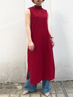 Yukiko Fukudaさん（レディース・155cm）の春コーディネート