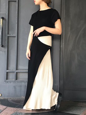 Yukiko Fukudaさん（レディース・155cm）の夏コーディネート