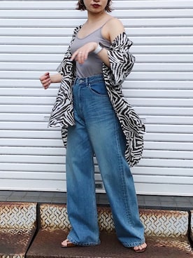 Yukiko Fukudaさん(レディース・155cm)の夏コーディネート