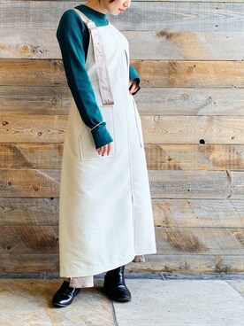 Yukiko Fukudaさん（レディース・155cm）の秋コーディネート