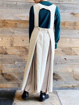 Yukiko Fukudaさん（レディース・155cm）の秋コーディネート