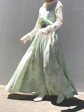 Yukiko Fukudaさん（レディース・155cm）の春コーディネート