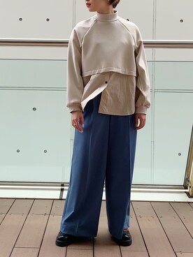 Yukiko Fukudaさん(レディース・155cm)の春コーディネート