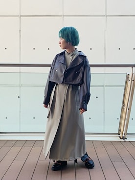 Yukiko Fukudaさん(レディース・155cm)の春コーディネート