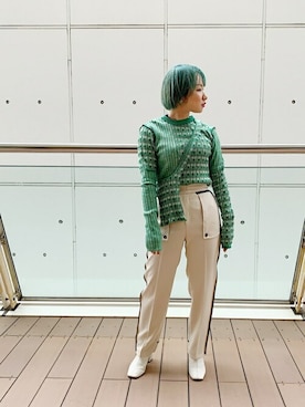 Yukiko Fukudaさん（レディース・155cm）の春コーディネート