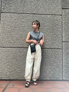 Yukiko Fukudaさん(レディース・155cm)の夏コーディネート