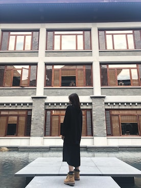 「b+ab（ビープラスエービー）のアイテム」を使った、Omiさん（レディース・160cm）の冬コーディネート