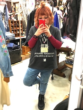 「アイテム（アナログ腕時計）」を使った、Erikids.さん（レディース・150cm）の冬コーディネート