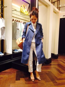 DENDROBIUM | デニムラップコート (トレンチコート)