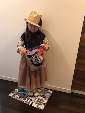 yu-riさん（キッズ・100cm）の春コーディネート