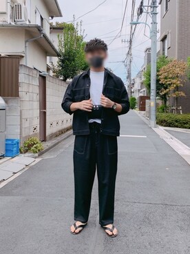 「BASQUE magenta（バスクマゼンタ）のアイテム（ブルゾン）」を使った、yuto_23さん（メンズ・178cm）の秋コーディネート