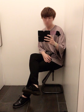 「アイテム（バングル/リストバンド）」を使った、ツバサさん（メンズ・177cm・20代）の夏コーディネート