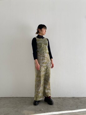 「Dr. Martens（ドクターマーチン）のDr.Martens/ドクターマーチン/JADON POLISHED SMOOTH（ブーツ）」を使った、アオイさん（レディース・161cm）の冬コーディネート