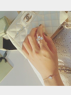 「VanCleef&Arpels」｜instgram：kahimierikaさん（レディース・169cm）の秋コーディネート