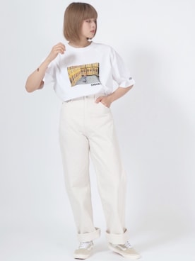 「チャッキー」｜Salong hameu  Womenさん（レディース・165cm）の春コーディネート