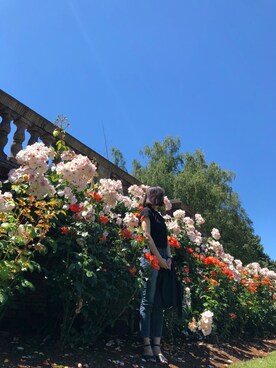 「ALDO（アルド）のアイテム（サンダル）」を使った、soosooさん（レディース・164cm）の夏コーディネート