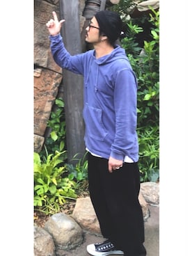 「WEGO（ウィゴー）のアイテム（ヘアバンド）」を使った、Go さん（メンズ・166cm）の夏コーディネート