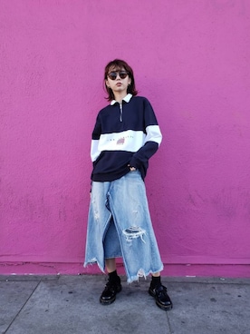 ARINA / 杉本侑菜さん（レディース・163cm）の秋コーディネート