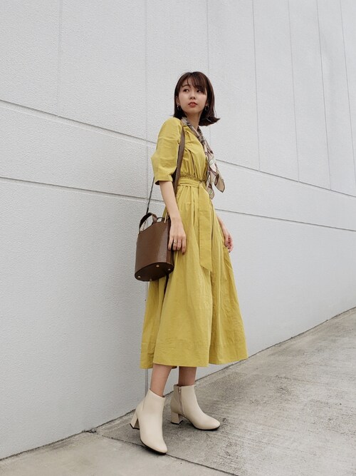 杉本侑菜さんのワンピースを使ったコーディネート Zozotown