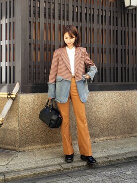ARINA / 杉本侑菜さん（レディース・163cm）の秋コーディネート