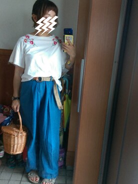 *ももこ*さん(レディース・153cm)の夏コーディネート