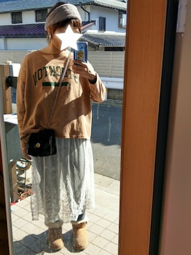 *ももこ*さん（レディース・153cm）の冬コーディネート