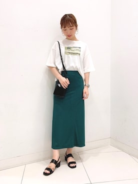 akaneさん（レディース・160cm）の夏コーディネート