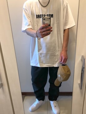 「だぼだぼ」｜「アイテム（アクセサリー）」を使った、5402kojiさん（メンズ・175cm）の春コーディネート