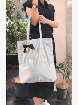 「Maison de FLEUR（メゾンドフルール）のアイテム」を使った、haruさん（レディース・148cm）の夏コーディネート