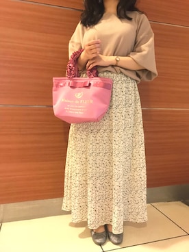 「E hyphen world gallery（イーハイフンワールドギャラリー）のアイテム」を使った、haruさん（レディース・148cm）の春コーディネート