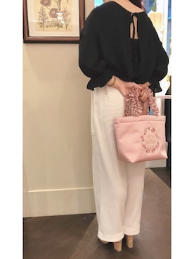 「Maison de FLEUR（メゾンドフルール）のアイテム」を使った、haruさん（レディース・148cm）の夏コーディネート