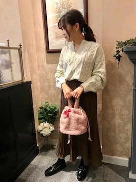 「Maison de FLEUR（メゾンドフルール）のアイテム」を使った、haruさん（レディース・148cm）の秋コーディネート