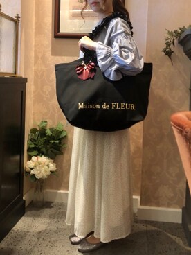 「メゾンドフルール」｜「アイテム（アクセサリー）」を使った、haruさん（レディース・148cm）の春コーディネート