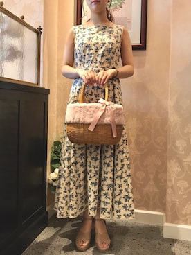 「Maison de FLEUR（メゾンドフルール）のアイテム」を使った、haruさん（レディース・149cm）の夏コーディネート