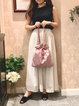 「Maison de FLEUR（メゾンドフルール）のアイテム」を使った、haruさん（レディース・149cm）の夏コーディネート