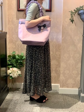 「Maison de FLEUR（メゾンドフルール）のアイテム」を使った、haruさん（レディース・149cm）の秋コーディネート