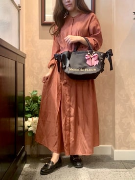 「koe（コエ）のアイテム」を使った、haruさん（レディース・149cm）の秋コーディネート