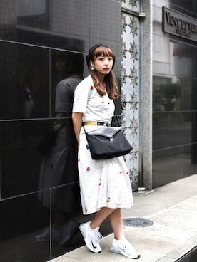 「アイテム（イヤリング）」を使った、のりぴさん（レディース・154cm・20代）の秋コーディネート
