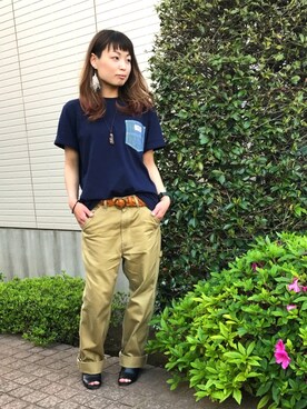 「coenスタッフスタイリング」｜「アイテム（その他）」を使った、Fuka*さん（レディース・153cm）の春コーディネート