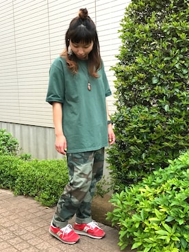 「ピグメント」｜「アイテム（その他）」を使った、Fuka*さん（レディース・153cm）の春コーディネート