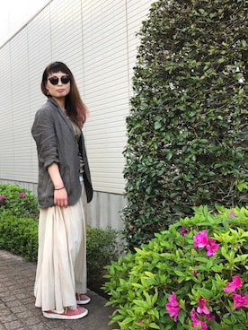 「coenスタッフスタイリング」｜「アイテム（その他）」を使った、Fuka*さん（レディース・153cm）の春コーディネート