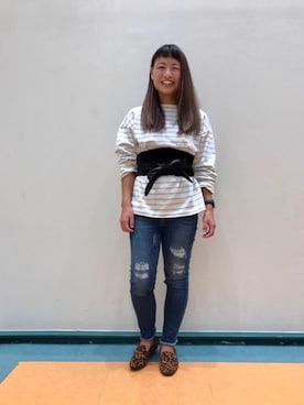 「coenスタッフスタイリング」｜「アイテム（パンプス）」を使った、Fuka*さん（レディース・153cm）の秋コーディネート