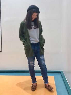 「coenスタッフスタイリング」｜「アイテム（パンプス）」を使った、Fuka*さん（レディース・153cm）の秋コーディネート