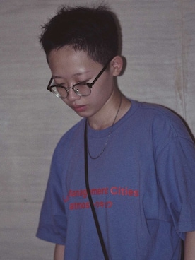 「LMCのアイテム（Tシャツ/カットソー）」を使った、Eden147 さん（メンズ・164cm）の冬コーディネート