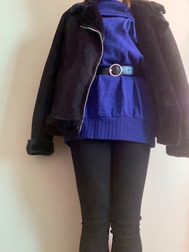 「GORGE（ゴージ）のアイテム（ジャケット/アウター）」を使った、eriさん（レディース・152cm）の冬コーディネート