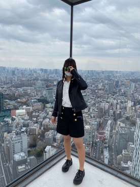 「渋谷スカイ」｜q5lq6さん（レディース・155cm）の春コーディネート