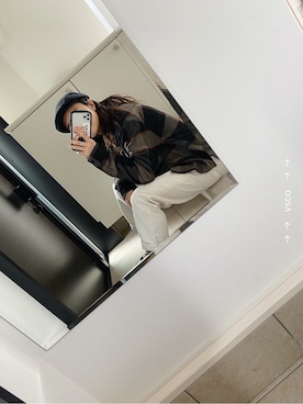 「BRIXTON（ブリクストン）のアイテム（ハンチング/ベレー帽）」を使った、kotonoさん（レディース・161cm）の春コーディネート