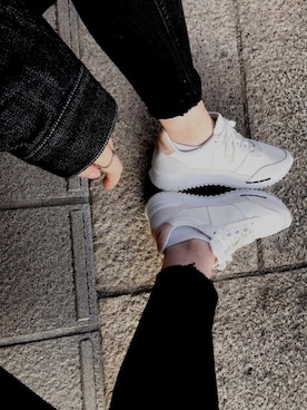 「FRAMeWORK（フレームワーク）のアイテム（デニムジャケット）」を使った、さくさんさん（レディース・152cm）の冬コーディネート