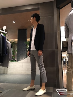 「TORNADO MART（トルネードマート）のアイテム」を使った、OHORIさん（メンズ・183cm）の春コーディネート